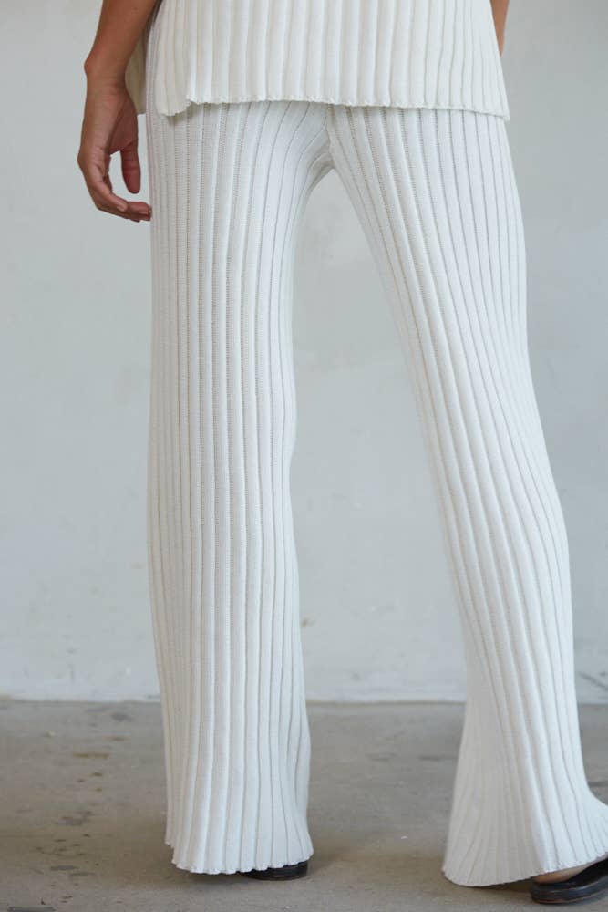 Mandy knit ribbed pants