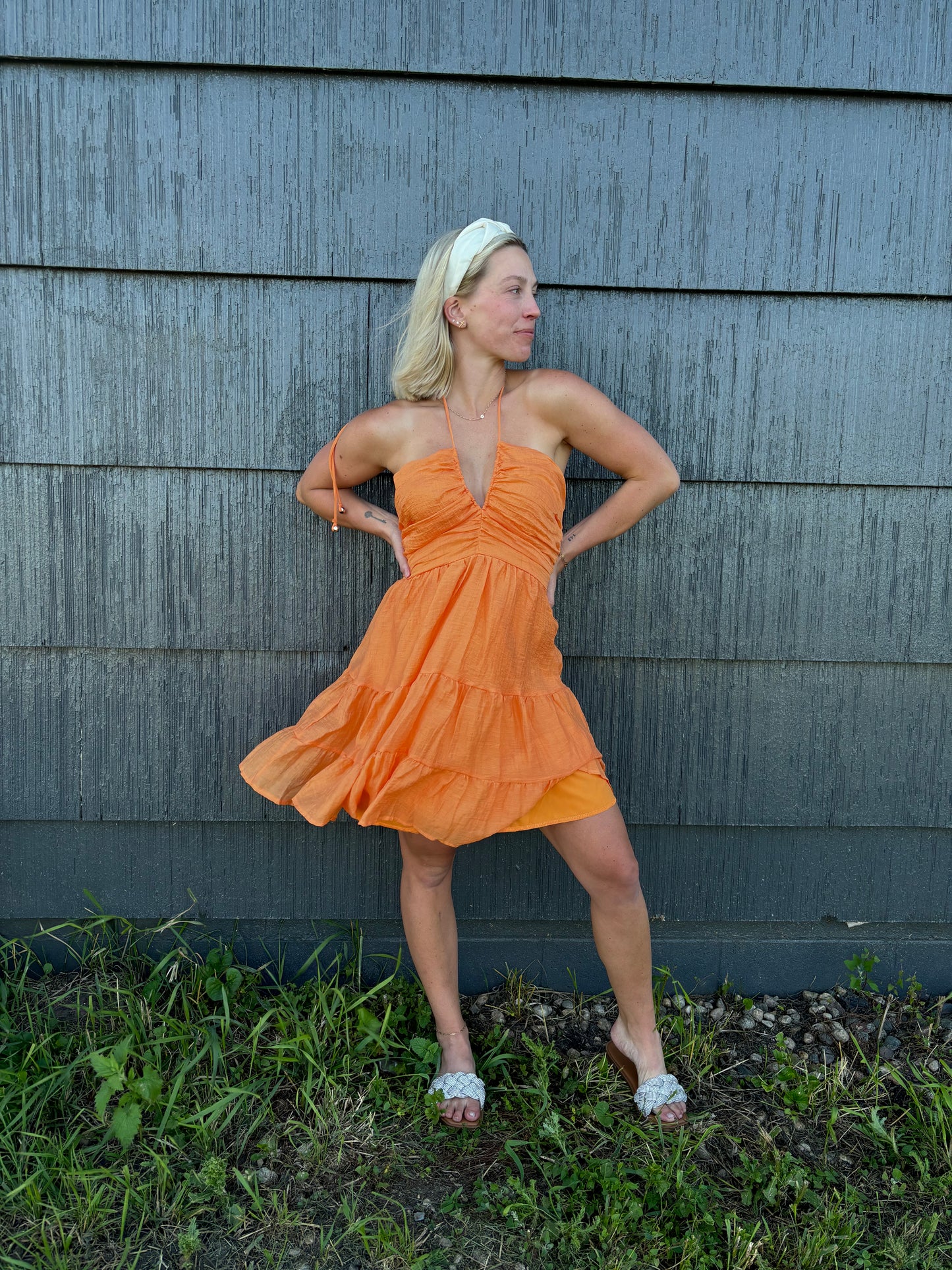 Ember swing mini dress