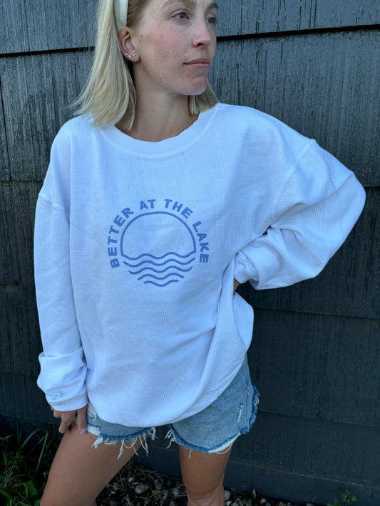 Better at the Lake crew neck