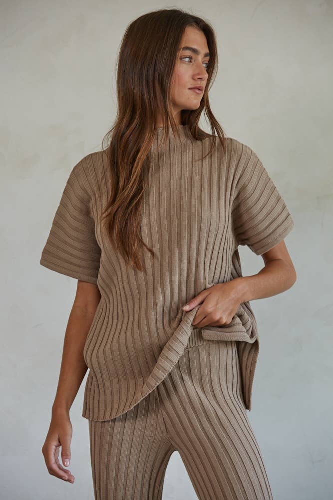 Ellie ribbed pullover