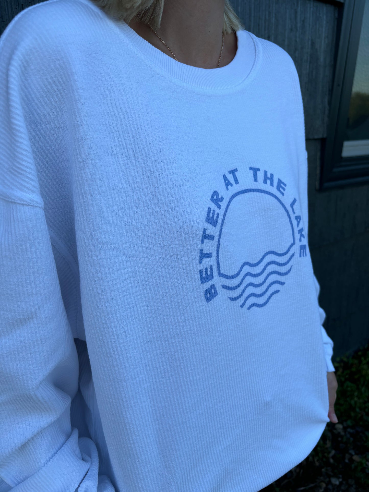 Better at the Lake crew neck