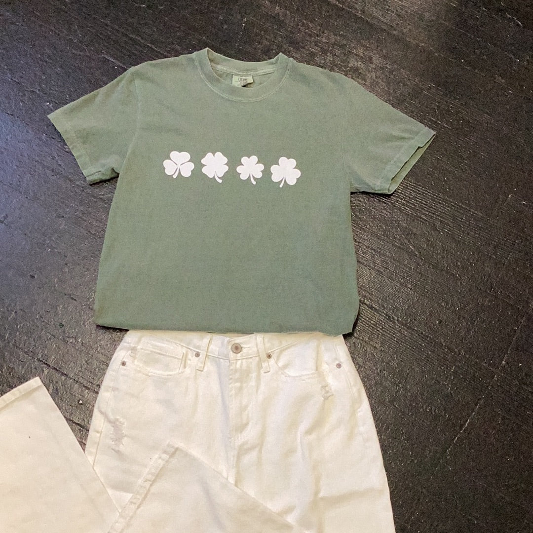 St. Patrick’s clover tee