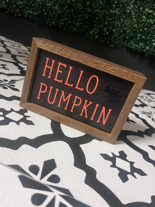 Hello pumpkin