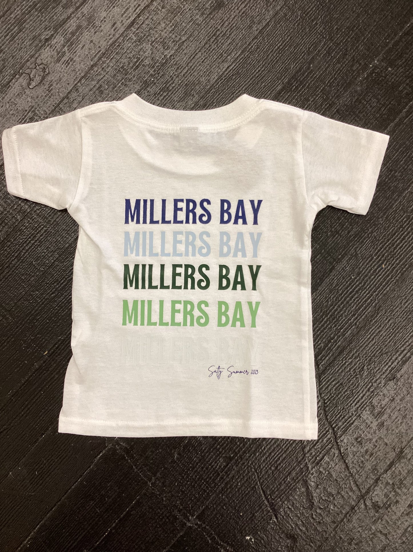 Toddlers millers bay tee blue