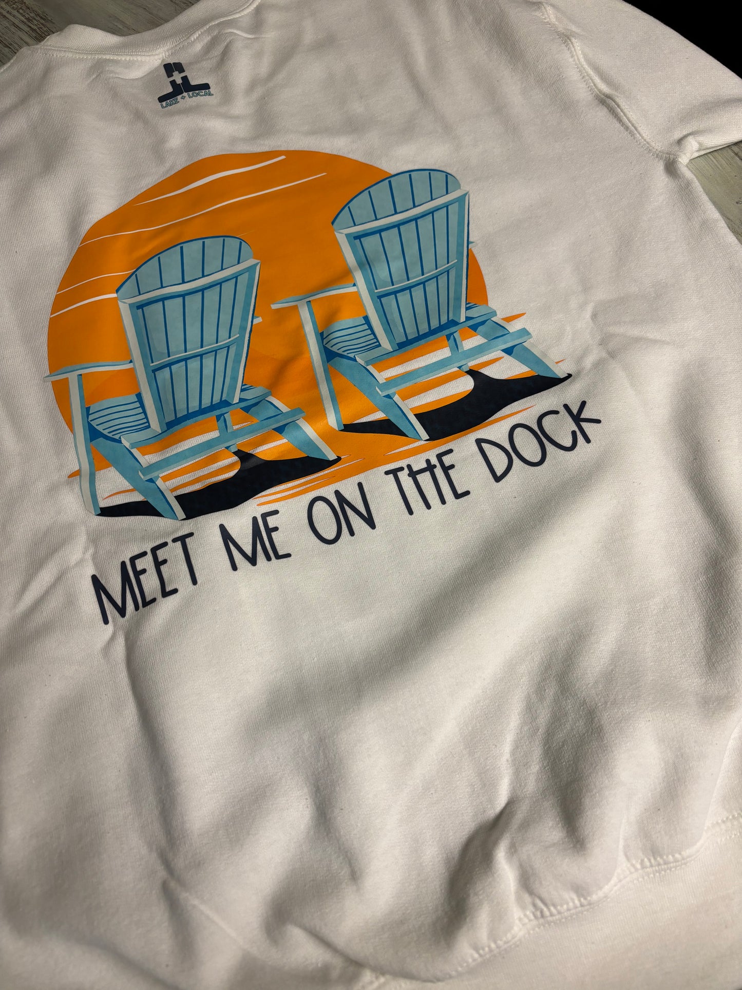 Meet me on the dock crewneck