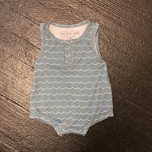 Waves tank romper