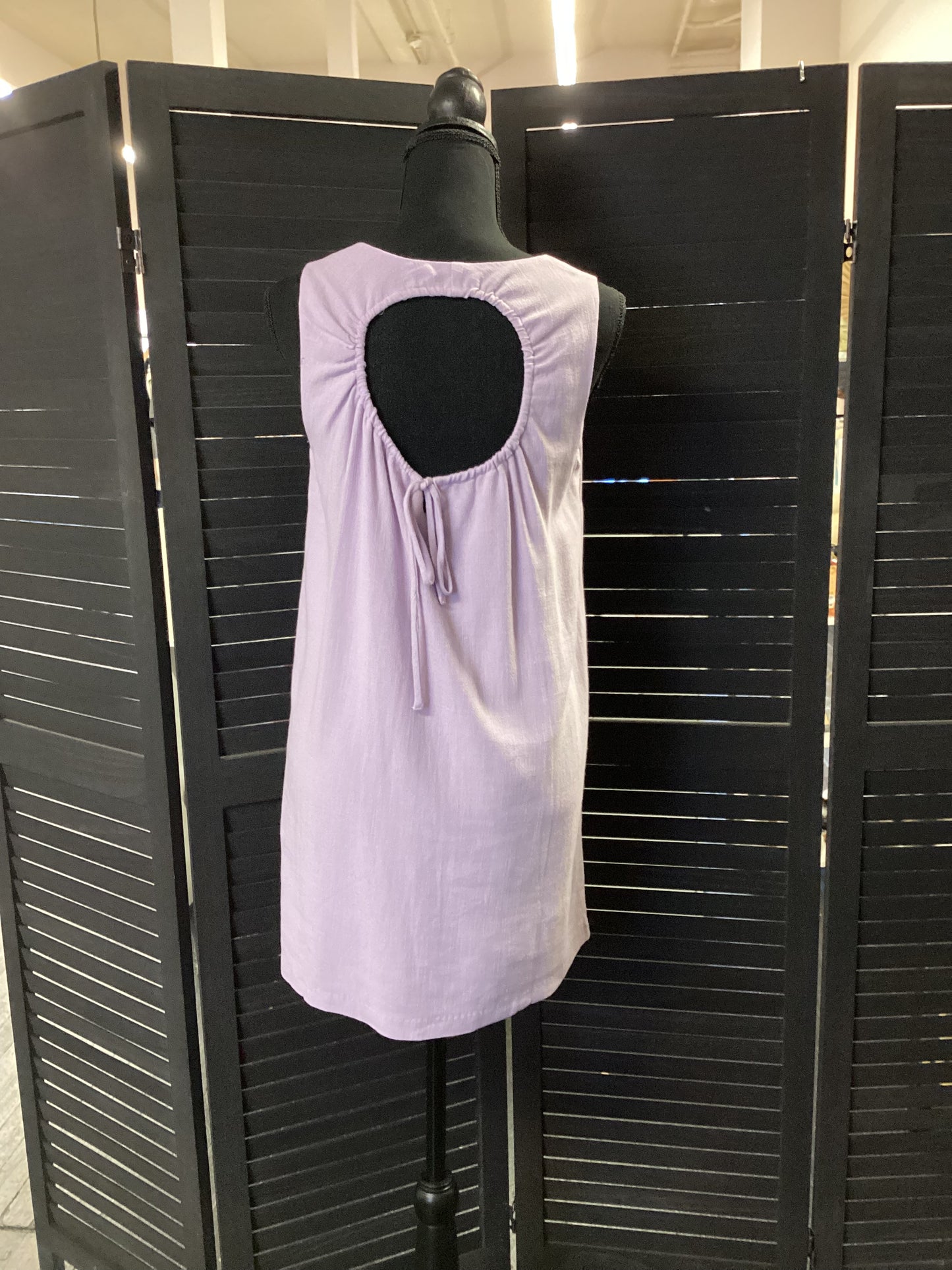 La Luna lavender mini dress