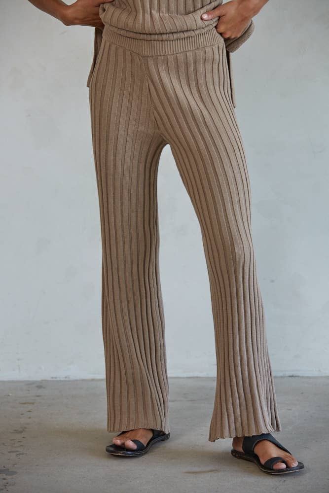 Mandy knit ribbed pants