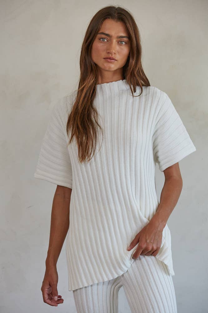 Ellie ribbed pullover