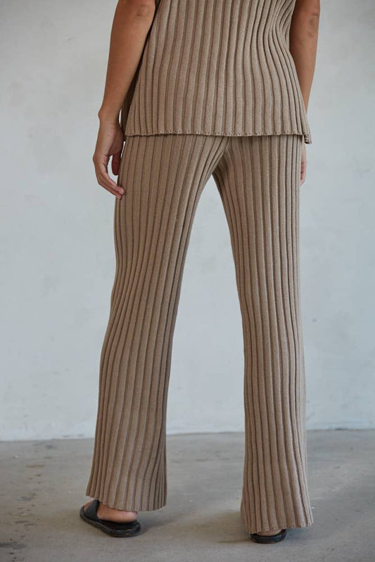 Mandy knit ribbed pants