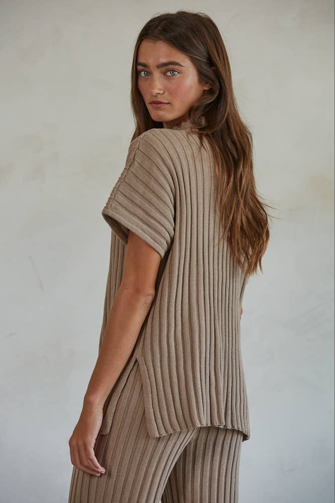 Ellie ribbed pullover