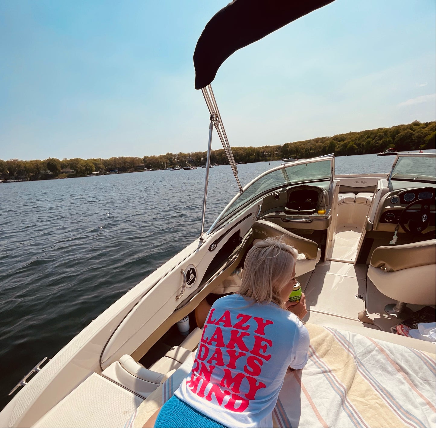 Lazy Lake Days Tee