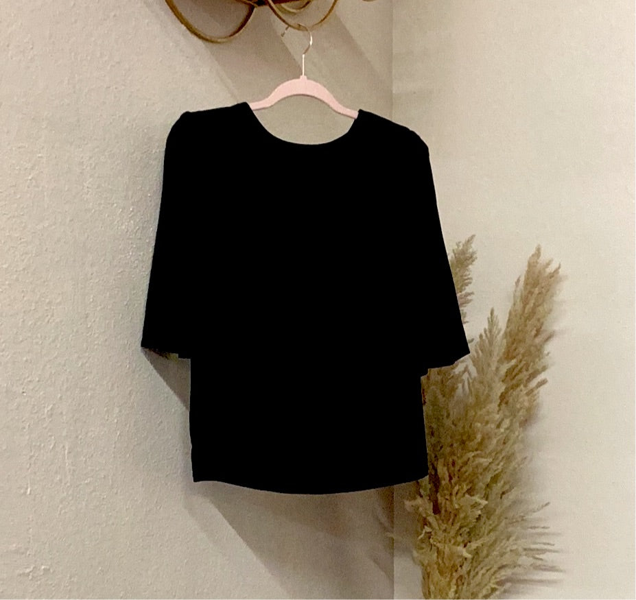 Wren Black Blouse