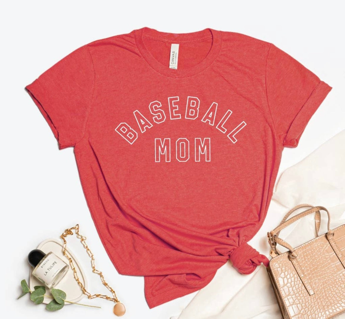 Baseball Mom graphic T