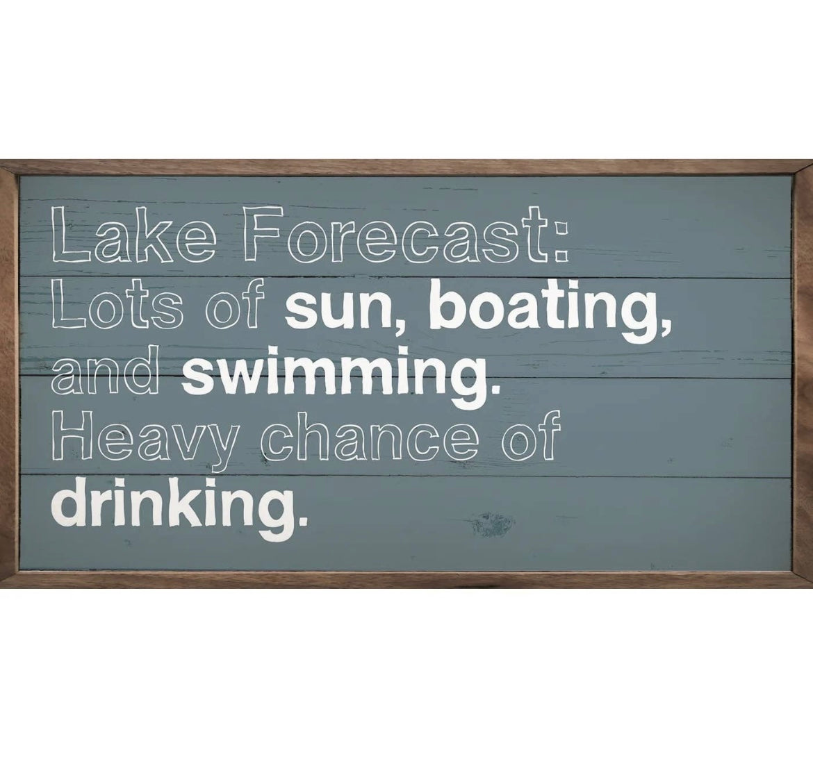 Lake forecast